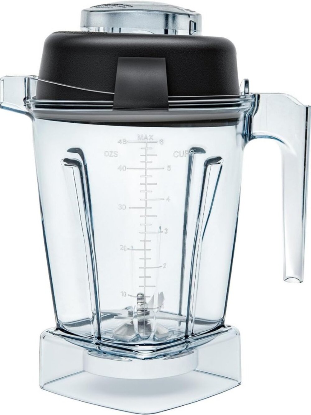 48oz Blender Pitcher with BPA-Free Clear Jar & Laser-Cut Stainless Steel Blades